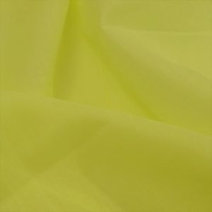 Tecido Cambraia Voil de Algodão Italiana, Cor Amarelo Limão, Pantone: 12-0742 TCX Lemon Verbena 