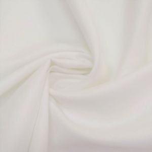 Tecido Cambraia de Linho Puro Cor Branco, Pantone: White 