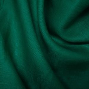 Tecido Cambraia de Linho Puro Premium, Cor Verde Bandeira, Pantone:  17-5735 TCX Parakeet 