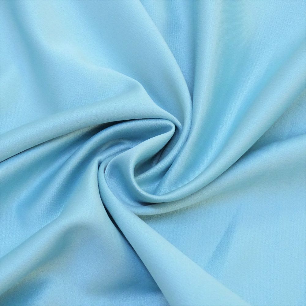 Tecido Crepe Amanda Premium Cor Azul Tiffany, Pantone: 14-4615TCX Antigua Sand  