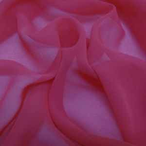 Tecido Crepe Chiffon Cor Pink, Pantone: 17-1842TCX Azalea na Monalisa  Tecidos Finos