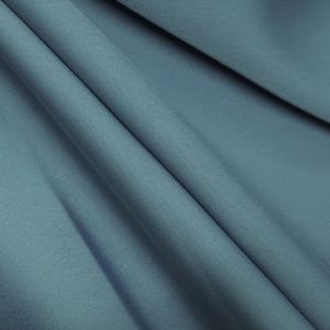 Tecido Crepe Vogue Silk Cor Azul Aço, Pantone: 18-4417TCX 