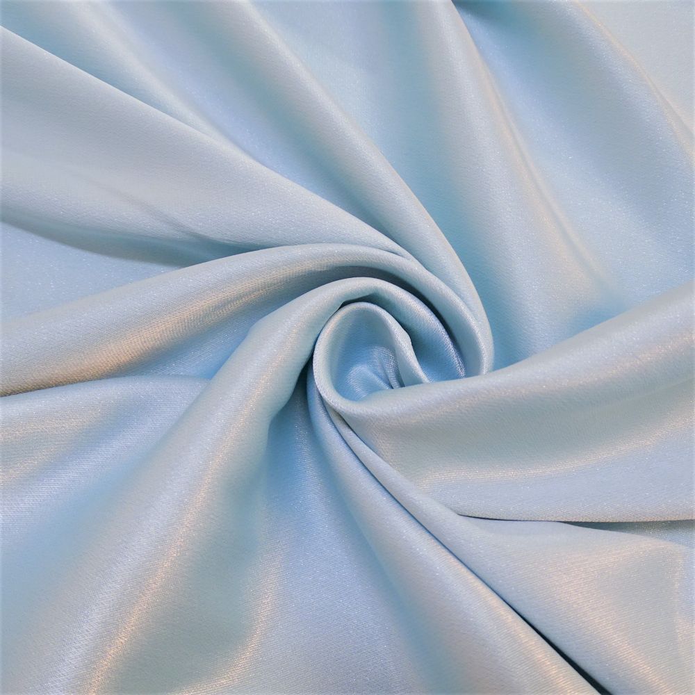 Tecido Crepe Vogue Silk Cor Azul Tiffany, Pantone: 14-4615TCX  