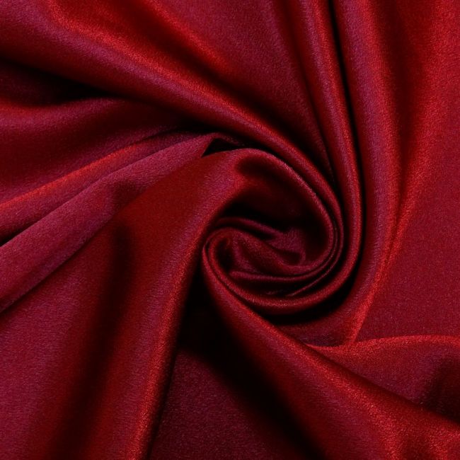 Tecido Crepe Vogue Silk Cor Vermelho Queimado, Pantone: 19-1652TCX Rhubarb 