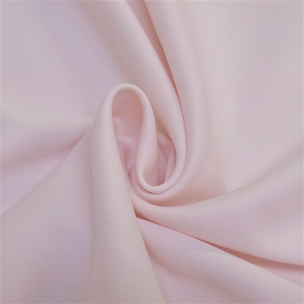 Tecido Crepe Prada New Look Cor Rosa Claro, Pantone: 12-2907TCX Pink Marshmallow  
