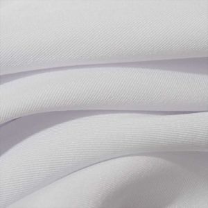 Tecido Alfaitaria Gabardine Bi Elastic Two Way  Cor Branco, Pantone: White