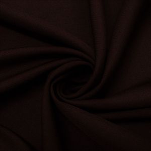Tecido Alfaiataria Gabardine Bi Strech Premium Cor Marrom Chocolate Escuro 