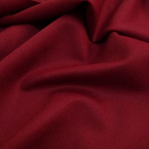 Tecido Lã Pura Classic Twill Premium Flanel Tinto  - Cor Vermelho Queimado 