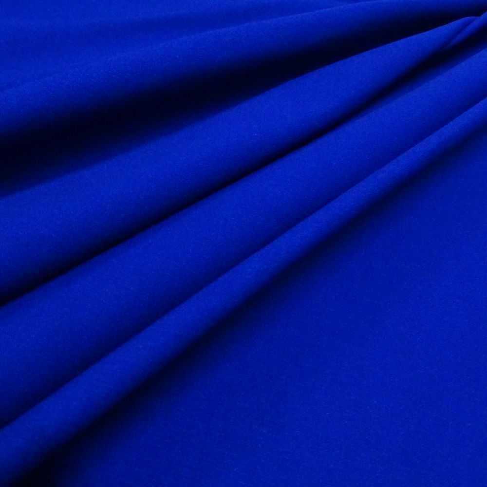 Tecido Alfaiataria Bengaline Cor Azul Royal na Monalisa Tecidos Finos