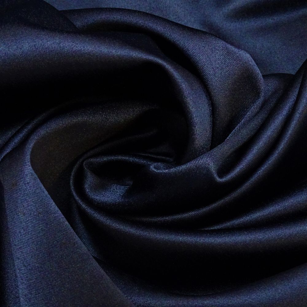 Tecido Alfaiataria Spandex Premium Elastano Cor Azul Escuro, Pantone: 19-4023TCX Blue Dark 