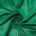 Tecido Cambraia Bordada Indiana, Laise Cor Verde Bandeira, Pantone: 19-6026 TCX Verdant Green  