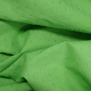 Tecido Cambraia de Algodão Bordada Point Sprit Cor Verde Limão, Pantone: 15-0545TCX Jasmine Green