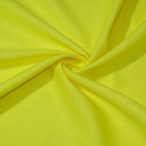 Tecido Cambraia de Linho Misto Premium Natural Amarelo