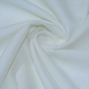 Tecido Cambraia de Linho Com Viscose Premium, Cor Branco, Pantone: White 