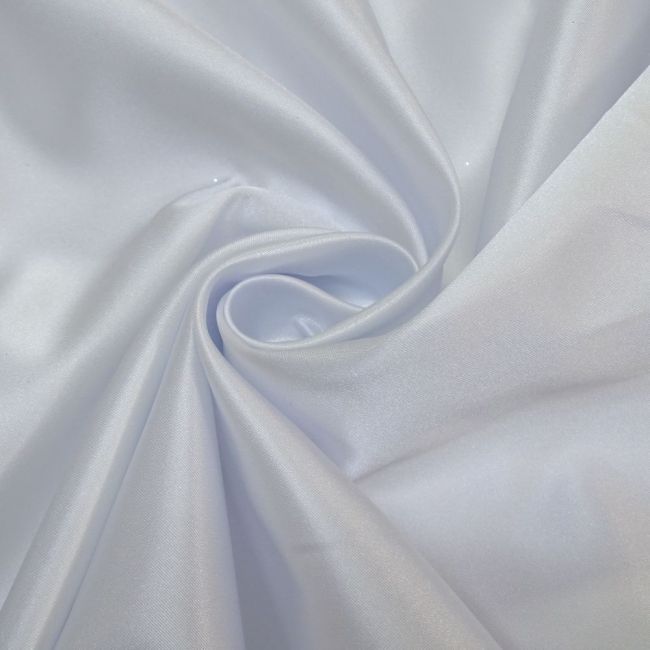Tecido Cetim Bucol Dior Premium, Cor Branca, Pantone: White  