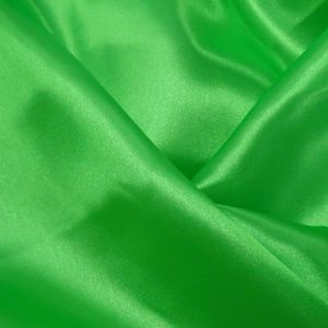 Tecido Cetim Charmousse Cor Verde Folha Claro, Pantone: 15-6340 TCX Irish Green   