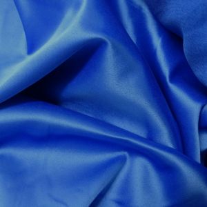 Tecido Cetim Light Gloss Span Toque De Seda Premium, Cor Azul Perolizado, Pantone: 19-4150 TCX Princess Blue 