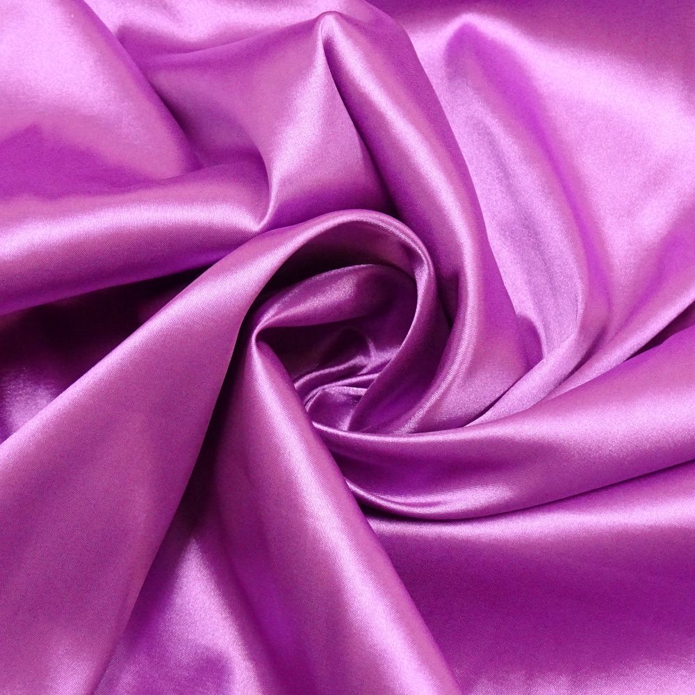Tecido Cetim Span Cor Fúcsia Claro, Pantone: 18-3027TCX Purple Orchid 