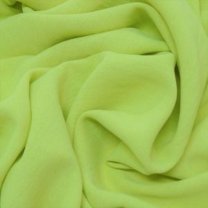 Tecido Crepe Duna Air Flow Tinto, Cor Verde Limão Claro, Pantone: 14-0445 TCX Bright Chartreuse 