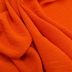 Tecido Crepe Duna Air Flow Tinto, Cor Laranja Vibrante ,Pantone: 17-1461 TCX Orangeade