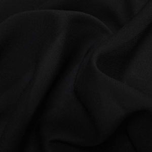 Tecido Crepe Chiffon Com Elastano Cor Preta, Pantone: Black na Monalisa  Tecidos Finos