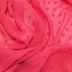 Tecido Crepe Georgete Com Poás em 3D Cor Vermelha, Pantone: 18-1663TCX 