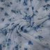 Tecido Italiano Crepe Musseline Toque de Seda, Estampa Floral Liberty Tons De Azul 
