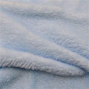 Tecido Aveludado Fleece Jacquard Cor Azul Bebe 