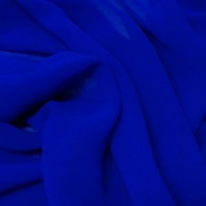 Tecido Mousseline Dior Toque De Seda, Cor Azul Tinta, Pantone: 19-3952 TCX Surf the Web 