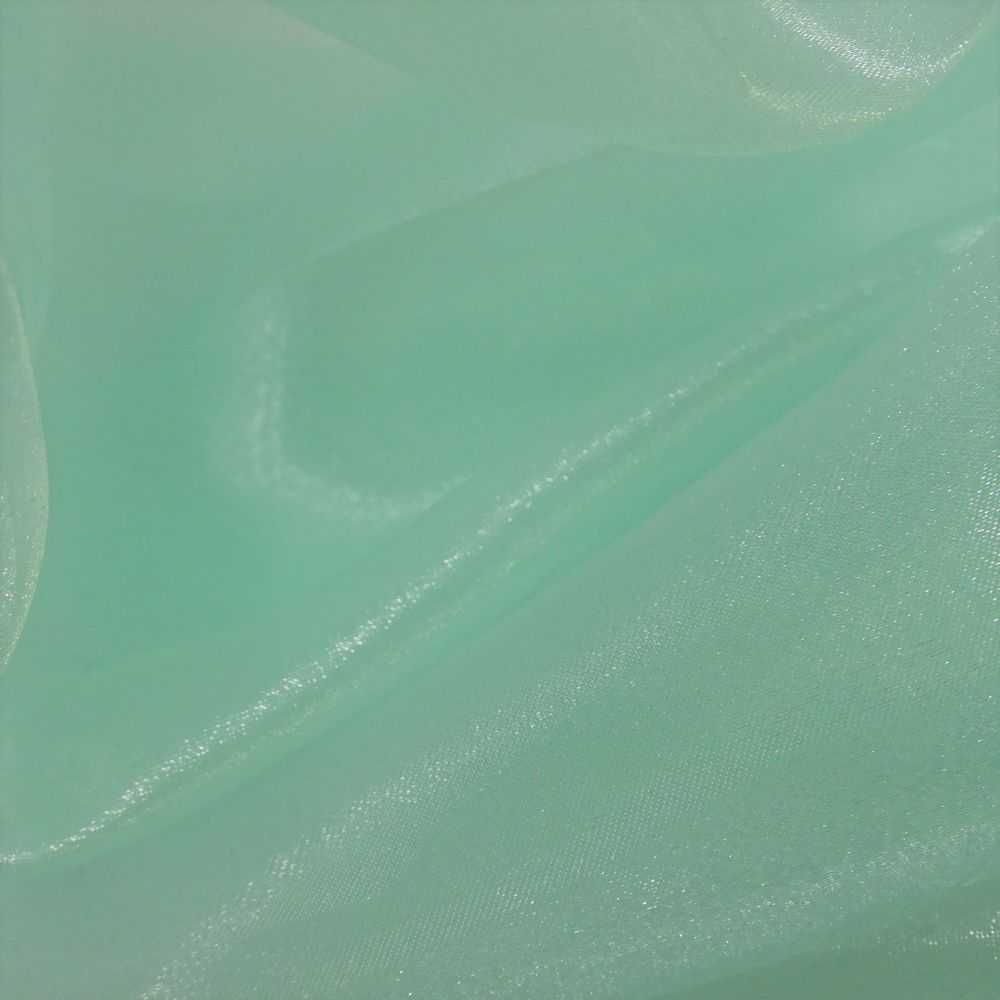 Tecido Organza Cristal Cor Verde Àgua