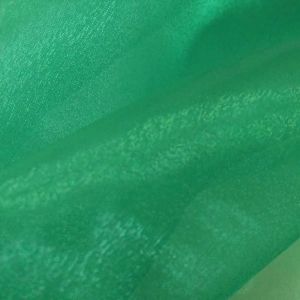 Tecido Organza Cristal Cor Verde Folha 