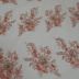 Tecido Renda Bordada 3D Floral Com Mini Paetês em Tons De Rosê