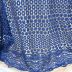 Tecido Renda Guipure Le Jardin Cor Azul , Pantone: 19-4052TCX Classic Blue 