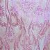 Tecido Renda Tule Desenhos em Glitter Cor Fúcsia Rosê, Pantone: 17-2031TCX Fuchsia Rose 