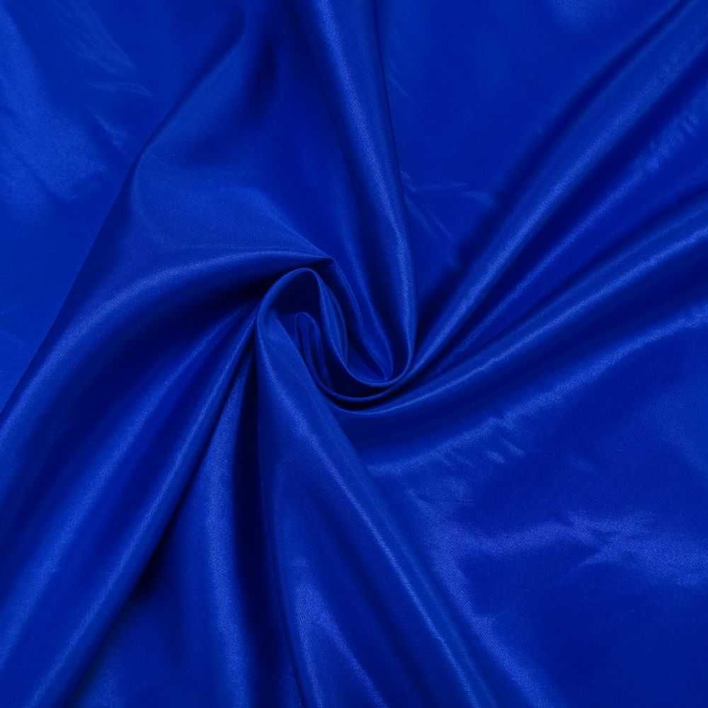 Tecido Tafetá Toque de Seda Cor Azul Royal 