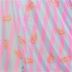 Tecido Tule De Malha Span Digital, Estampa Listras Rosa e Azul Claro 