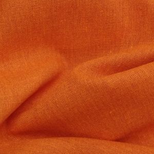 Tecido Viscolinho, Fibras de Linho Com Viscose, Cor Laranja Neon, Pantone: 15-1360 TN Shocking Orange 