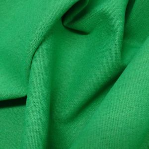 Tecido Viscolinho, Fibras de Linho Com Viscose, Cor Verde Folha, Pantone: 16-6340 Classic Green 