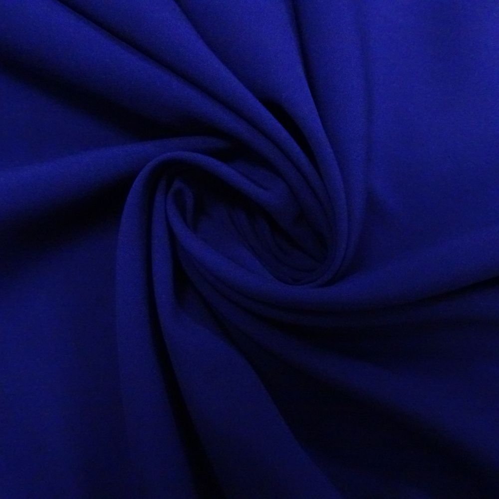 Tecido Viscose Rayon, Cor Azul Patria, Pantone: 19-3925 TCX