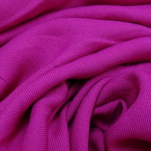 Tecido Viscose Twill Sarjada Pesada Cor Fúcsia Pink, Pantone: 17-2624 TCX Rose Violet 