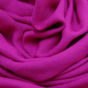 Tecido Viscose Twill Sarjada Pesada Cor Fúcsia Pink, Pantone: 17-2624 TCX Rose Violet 
